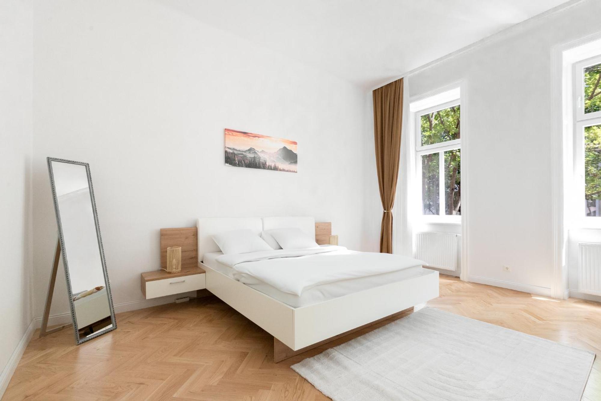 Stilvolle 2 Zimmer Apartment Im Wiener Altbaustil Nahe Donaukanal エクステリア 写真
