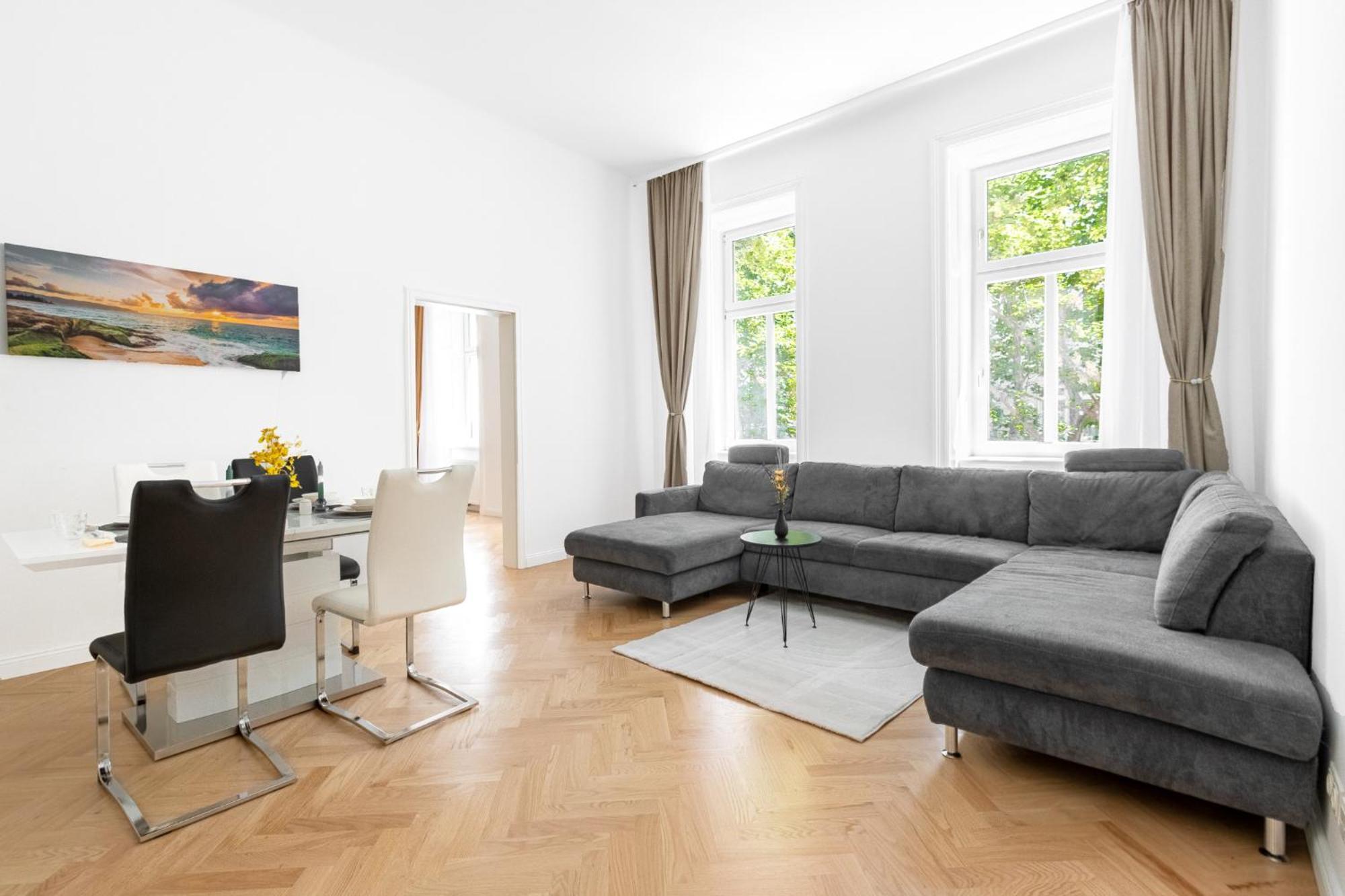 Stilvolle 2 Zimmer Apartment Im Wiener Altbaustil Nahe Donaukanal エクステリア 写真
