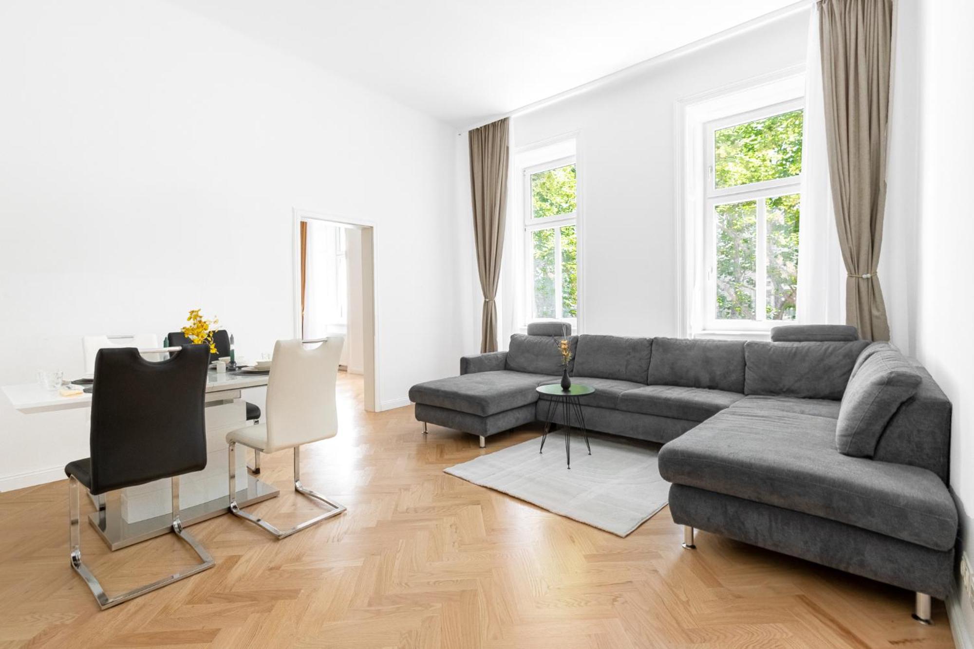 Stilvolle 2 Zimmer Apartment Im Wiener Altbaustil Nahe Donaukanal エクステリア 写真